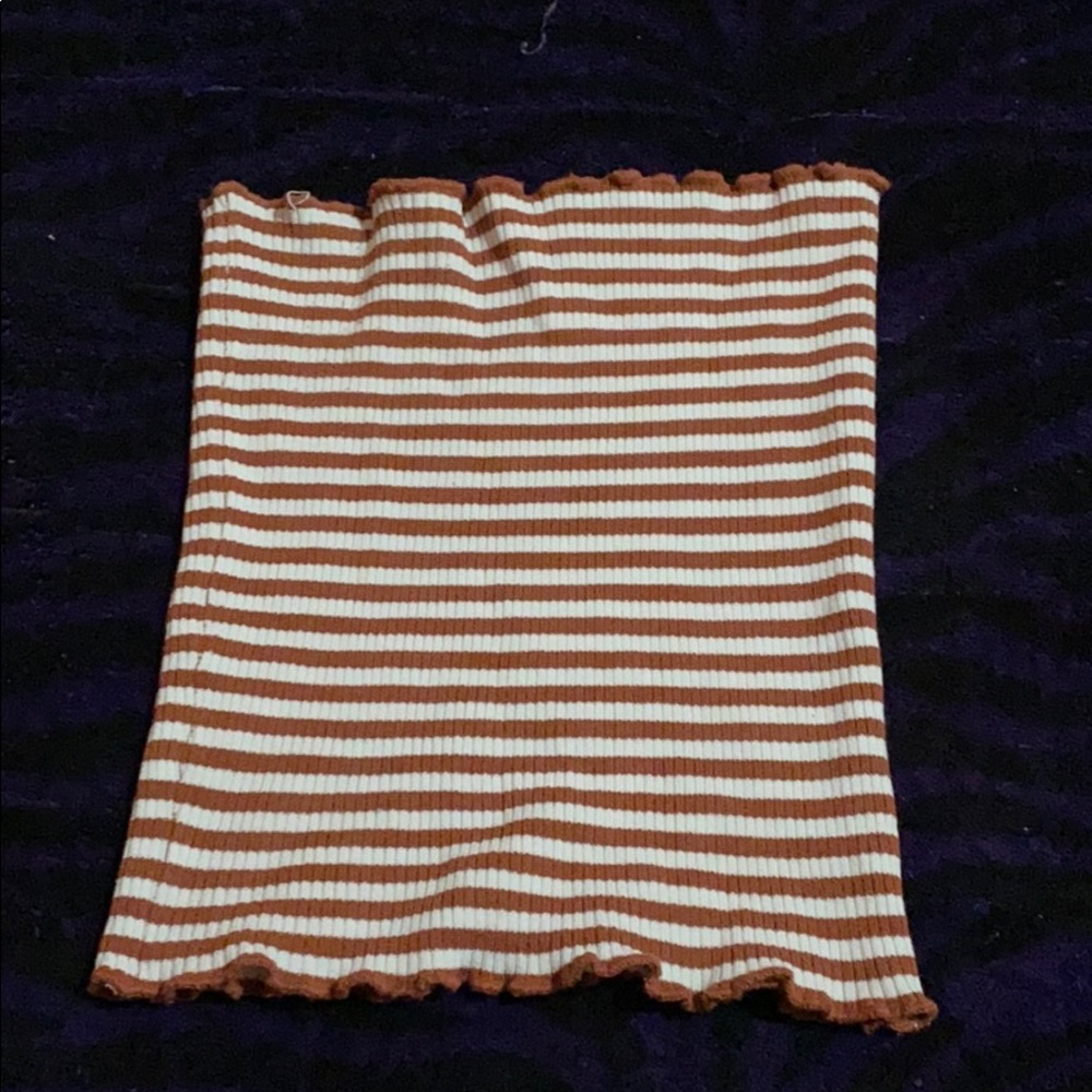 A Brown Crop Top
